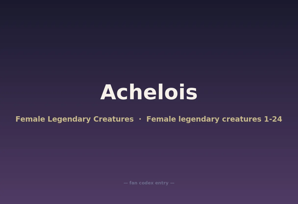 Achelois