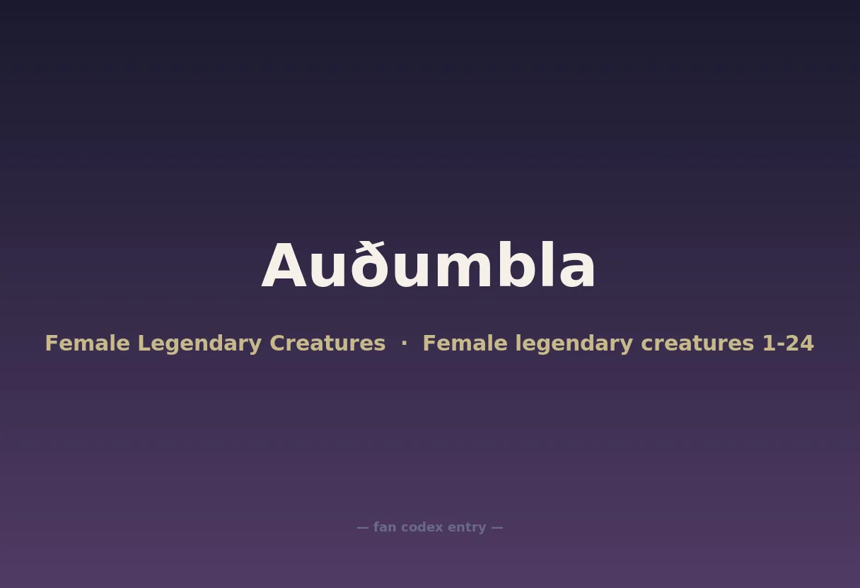 Auðumbla